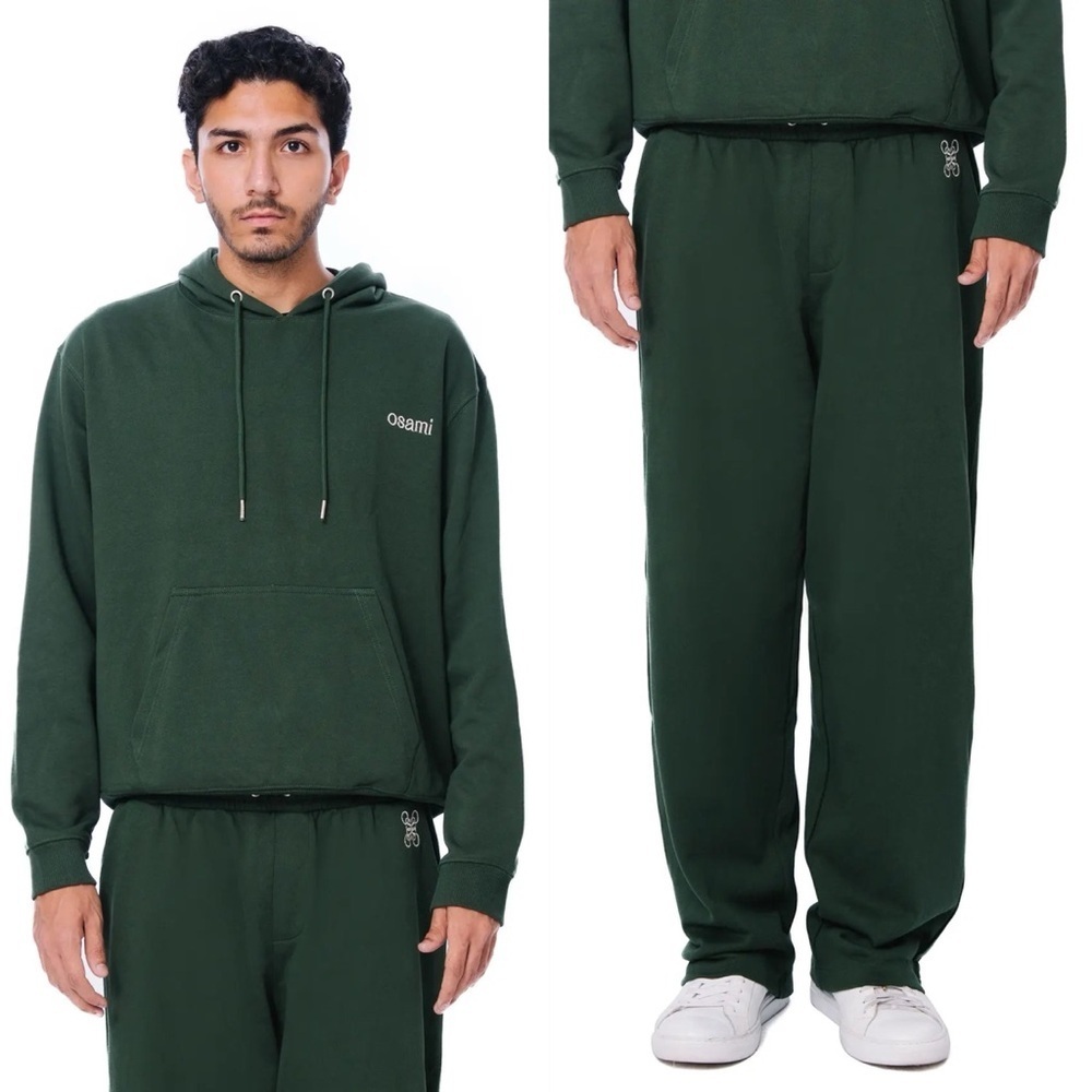 Osami Racing Green Core Sweatpants and Hoodie SET